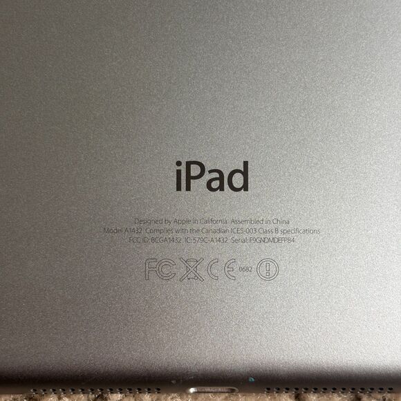 Apple iPad Mini 1st Gen A1432 Black 16GB Working Charger Smart Case Blue Bundle - Picture 9 of 15